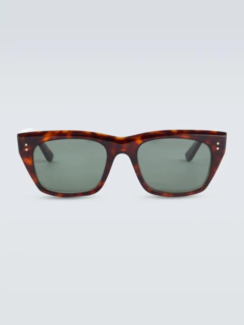 Rectangular acetate sunglasses