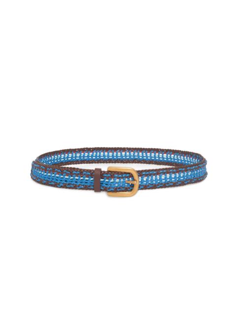 GABRIELA HEARST Sam Braided Belt in Air Multi Leather