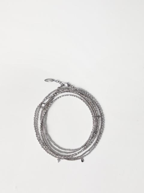 Brunello Cucinelli Sterling silver wrap bracelet