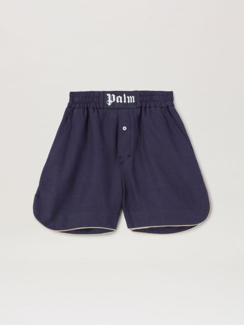 Palm Angels Linen Boxer Shorts