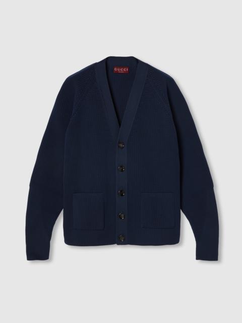 GUCCI Chunky rib knit cardigan