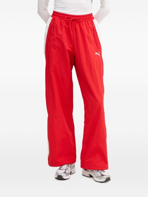 PUMA T7 logo-embroidered track pants