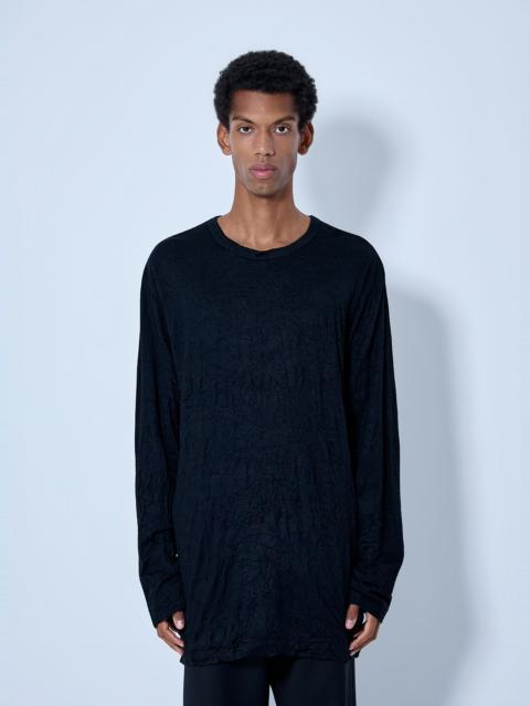 Yohji Yamamoto Round Neck Long Sleeve T-Shirt