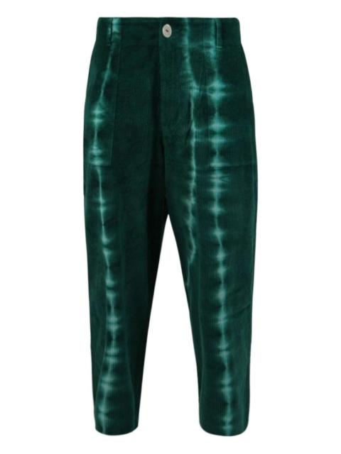 The Elder Statesman Grid Cord Work trousers