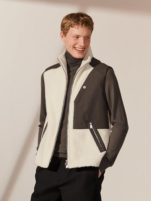 Hermès Zipped sleeveless vest