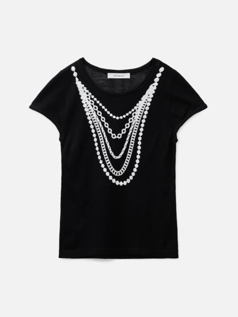 gimaguas SANVI COLLAR T-SHIRT