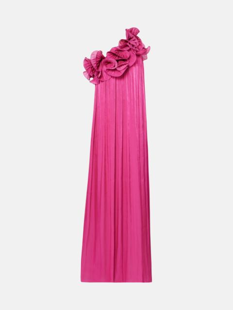 COSTARELLOS Charmain ruffled georgette gown