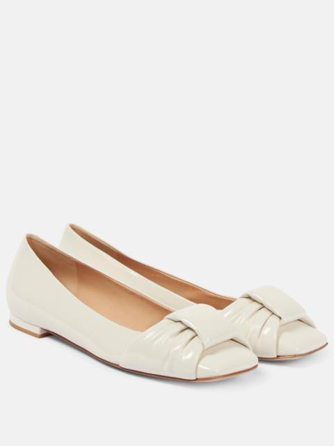 Gianvito Rossi Patent leather ballet flats