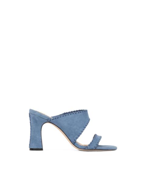 Cinq à Sept Kora whipstitch-trim sandals