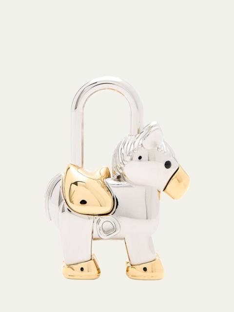 Loewe Horse Padlock Bag Charm