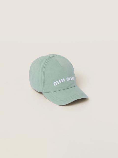 Miu Miu Denim baseball cap