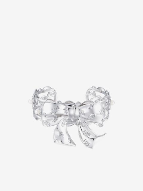 SHUSHU/TONG x Yvmin bow-motif cuff bracelet