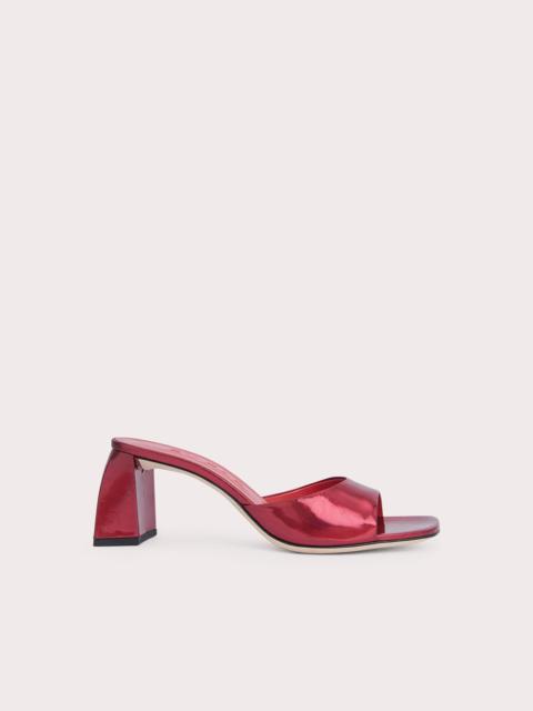 BY FAR Romy Red Iridescent Lac