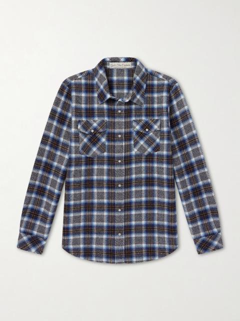 God’s True Cashmere Lightning Checked Cashmere Shirt
