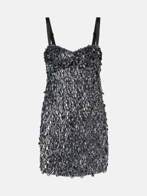 Sequined minidress