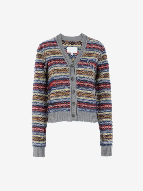 Maison Margiela Reverse Fair Isle cardigan