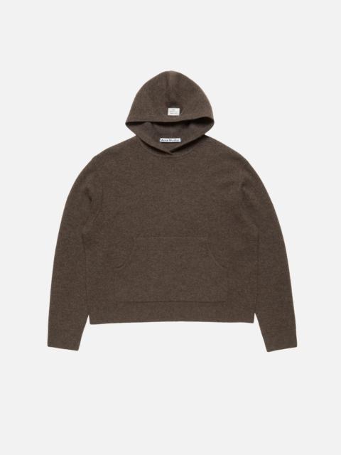 Acne Studios Cashmere hoodie - Walnut brown