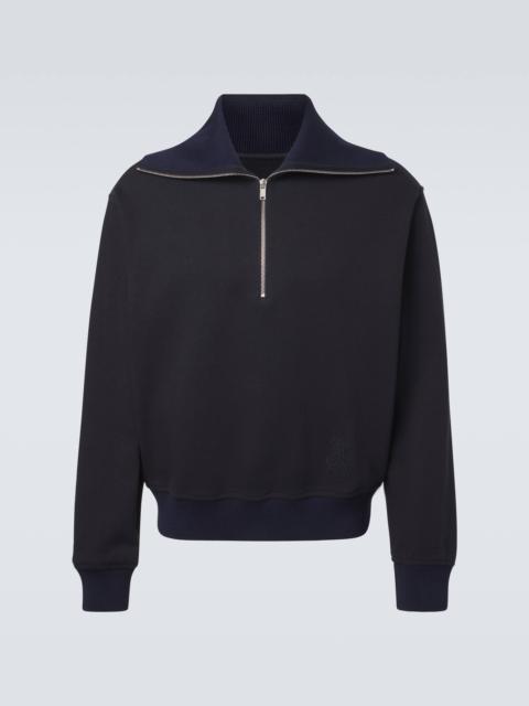 Jil Sander Cotton half-zip sweatshirt