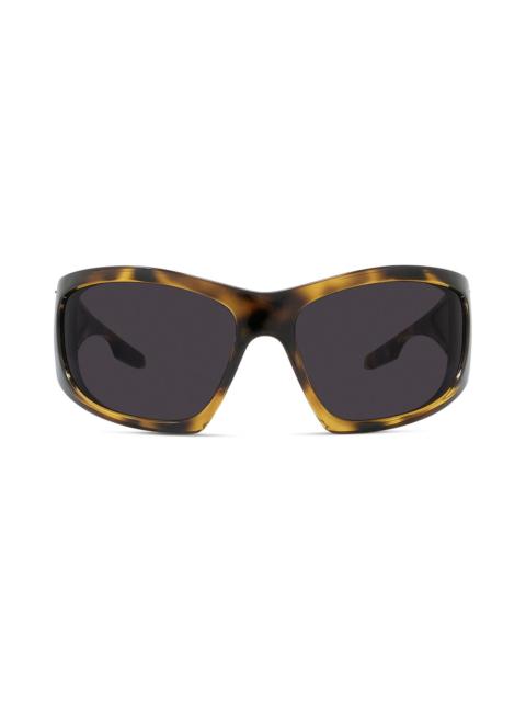 Givenchy Givcut 67mm Oversize Geometric Sunglasses in Havana/Other /Smoke at Nordstrom