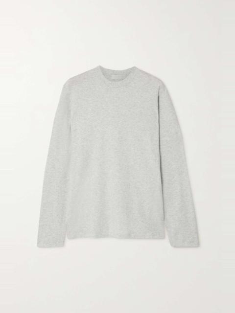 SKIMS Boyfriend stretch-modal and cotton-blend jersey T-shirt - Light Heather Grey