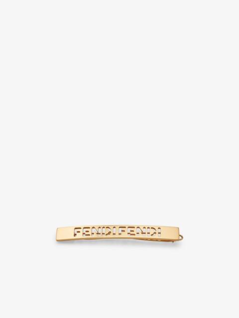 FENDI Gold-colored hair clip