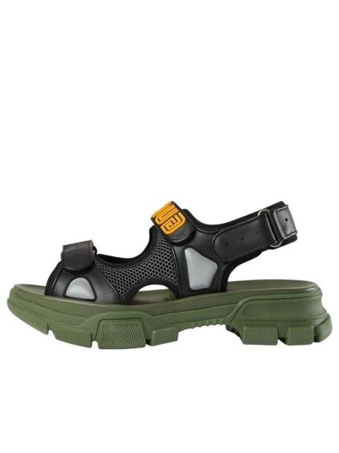 GUCCI Gucci Sandal Sega 'Black Green' 546064-DIR10-1065