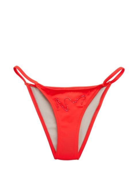 paloma wool bead-embellished bikini bottoms