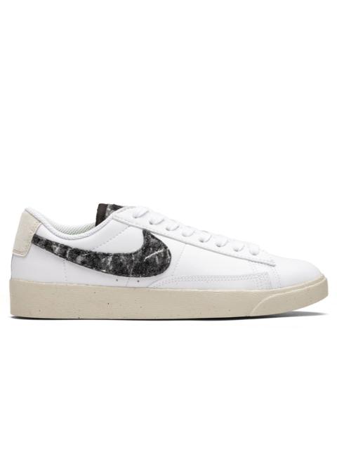 Nike White & Grey Blazer Low SE Sneakers