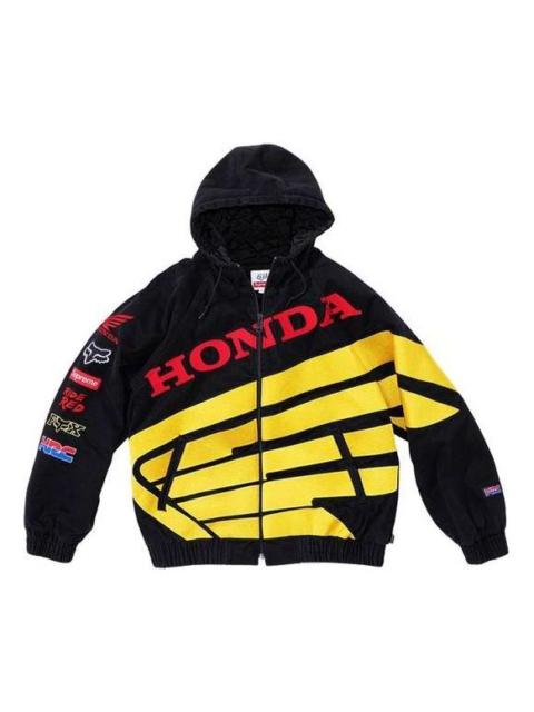 Supreme x Honda Fox Racing Puffy Zip Up Jacket 'Black' SUP-FW19-595