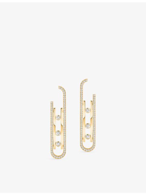 MESSIKA Move 10th 18ct Gold And 1ct Diamond Earrings