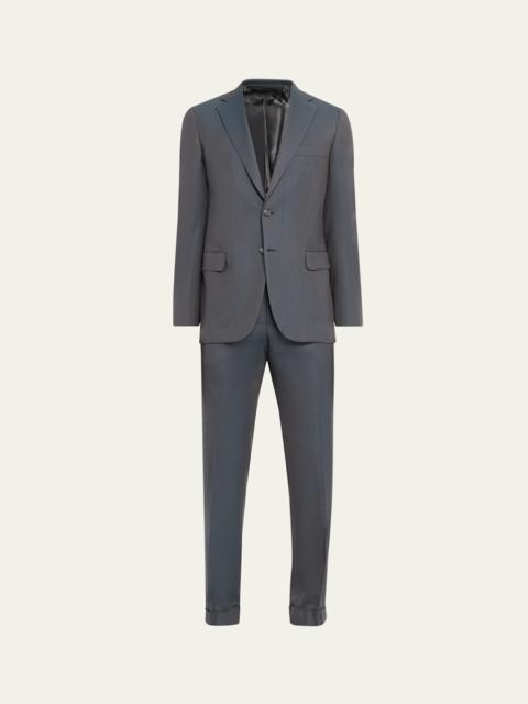 Brioni Men's Wool Tonal Two-Piece Suit