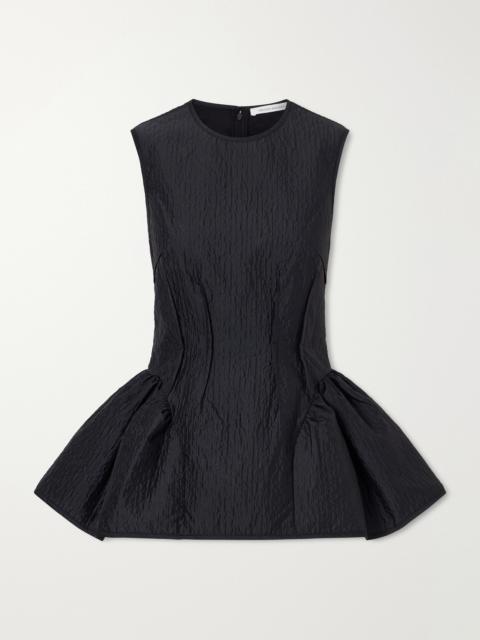 CECILIE BAHNSEN Daimi Ruffled Cloqué Top