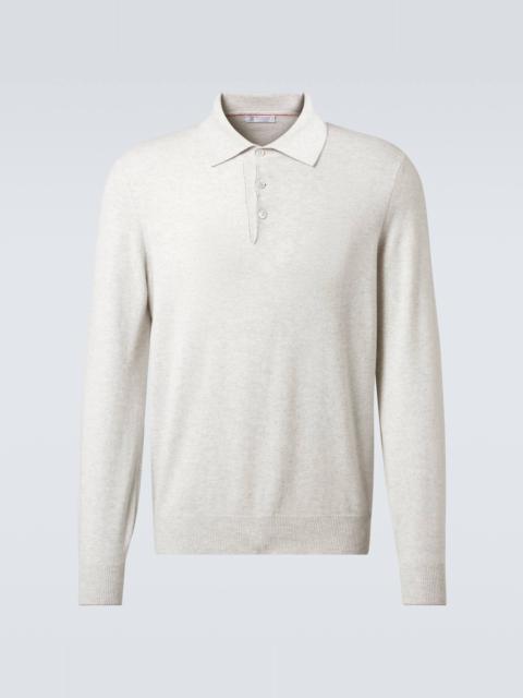 Brunello Cucinelli Cashmere polo sweater