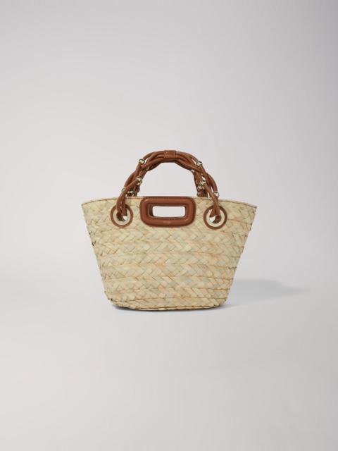 Mini woven basket bag