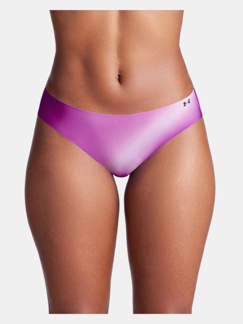 Under Armour Women's UA Pure Stretch 3-Pack Printed No Show Bikini