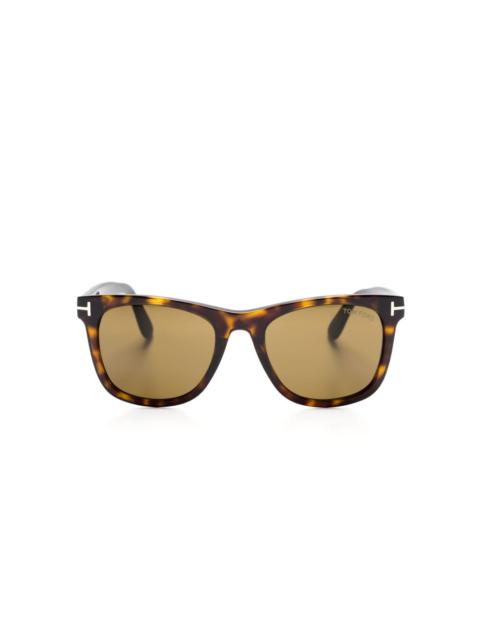 TOM FORD tortoiseshell square-frame sunglasses
