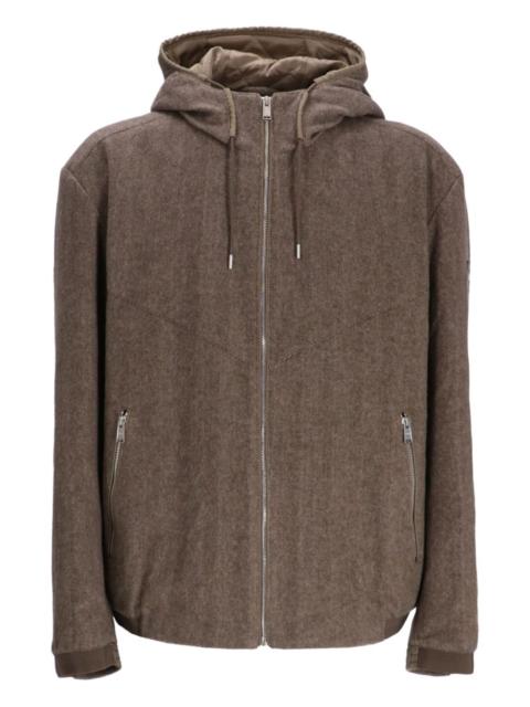 BOSS logo-patch hooded jacket