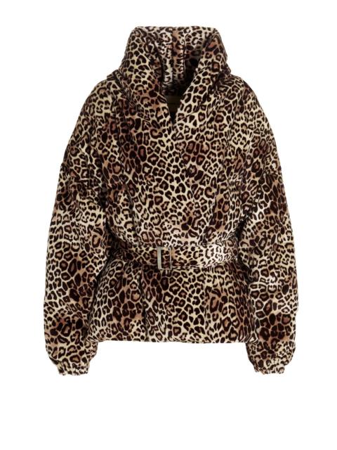 'Leopard' down jacket