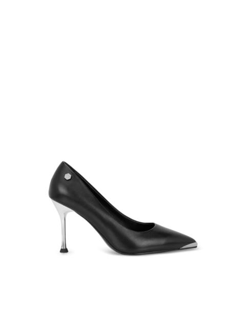 PHILIPP PLEIN nappa decollete hi-heels pumps h110 hexagon