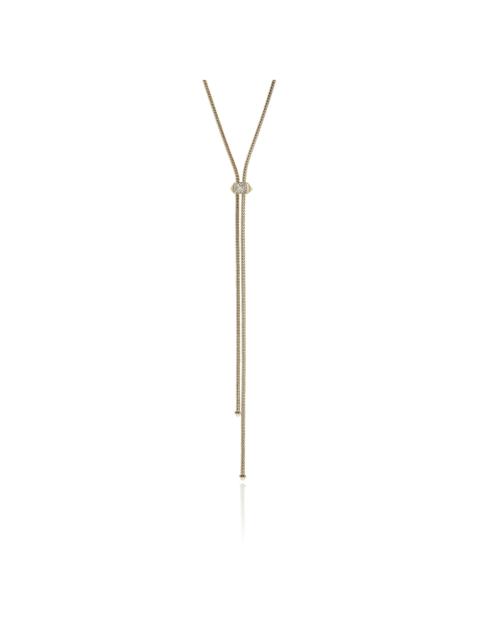JOHN HARDY Icon Stud Lariat, Gold, Diamonds, 1.8MM