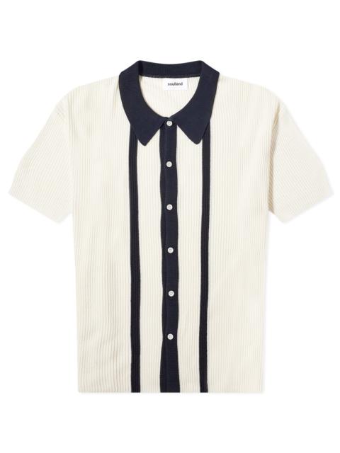 soulland Soulland Ciel  Short Sleeve Knitted Polo