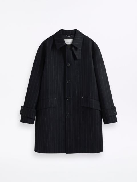 Mackintosh Humbie Chalkstripe Wool Coat