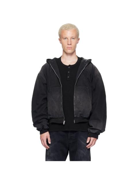 AlLEXANDER DIGENOVA Black Underground Canvas Jacket