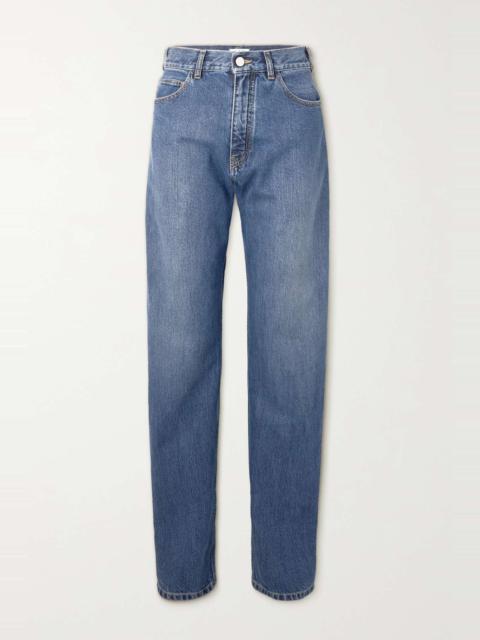 ALAIA High-Rise Bootcut Jeans - Bergdorf Goodman