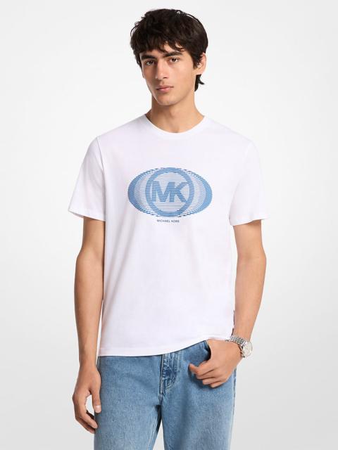 MICHAEL KORS Graphic Logo Cotton T-Shirt