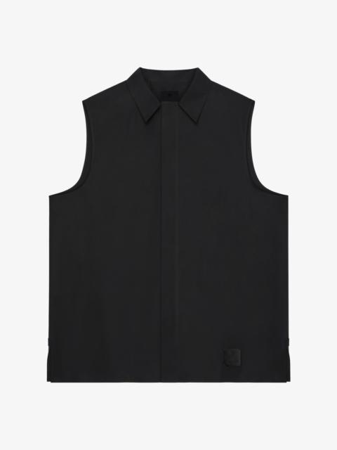 Givenchy GIVENCHY SLEEVELESS SHIRT IN COTTON