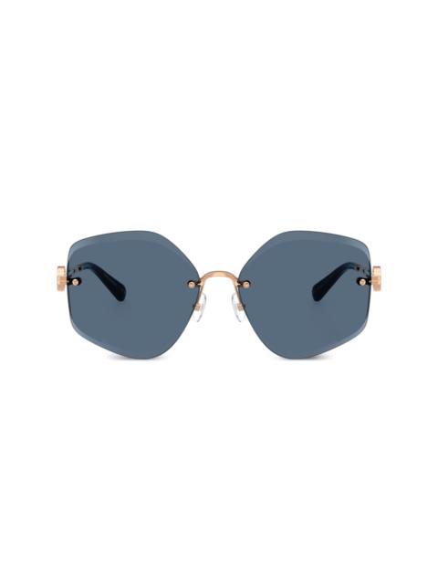 TORY BURCH geometric-frame sunglasses