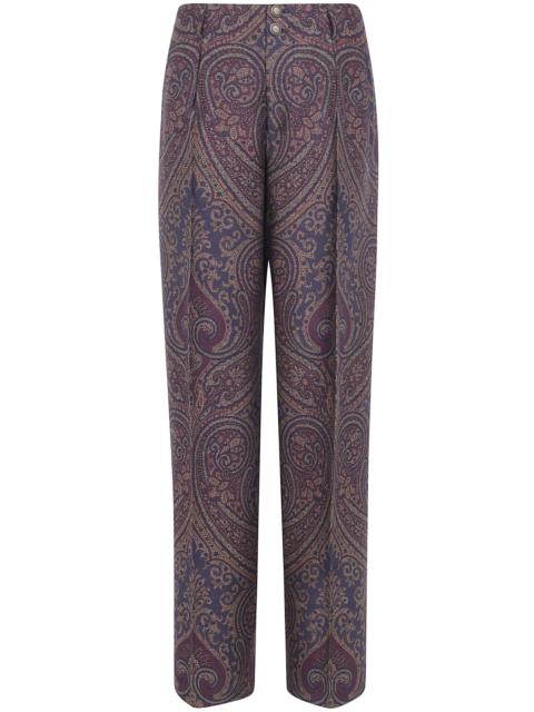 Etro Pants Paisley Print "Wrea008899tjb1b"