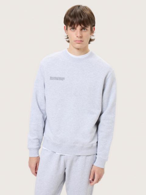 PANGAIA Mens Midweight Sweatshirt - Grey Marl