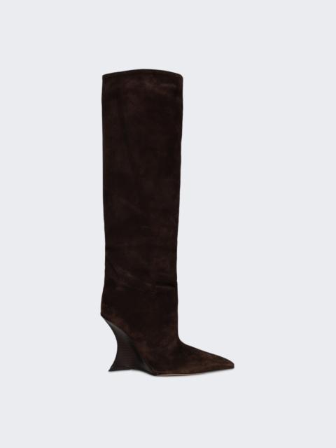PARIS TEXAS Nina Boot Chocolate Brown